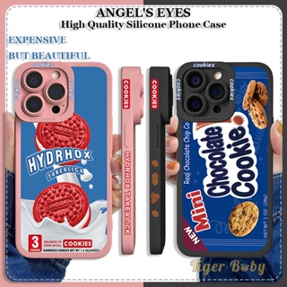 เคส SAMSUNG S20 FE เคส 4G 5G S21 FE 5G A13 5G A04S A42 5G NOTE 10 LITE Case สำหรับโทรศัพท์ Soft ปลอกซิลิโคน Fun ด้านข้างรูปแบบกรอบการ์ตูนคุกกี้ช็อกโกแลตคลุมทั้งหมดกันกระแทกกรณี