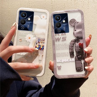 พร้อมส่ง เคสโทรศัพท์มือถือ Infinix Note 12 Pro 5G 4G G96 G88 VIP NFC 2022 Phone Cell Casing Lovely Cartoon Bears Back Cover Smartphone Case Transparent Shockproof TPU Softcase Note12Pro Note12 12Pro