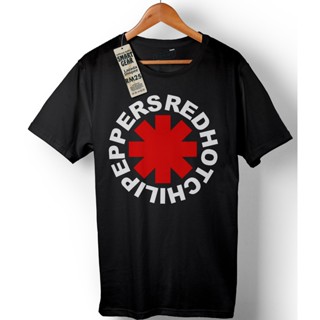 เสื้อยืด ผ้าฝ้าย 100% พิมพ์ลาย Red Hot Chili Peppers RHCP Rock Band Punk สไตล์พังก์