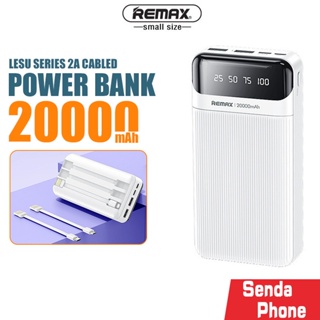 พาวเวอร์แบงค์ รุ่น RPP-102 แบตสำรอง ความจุแบต 20000mAh. ชาร์จเร็ว สายชาร์จ 3 in1 จอแสดง LED แบบพกพา