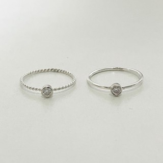 vela.cheeva : *silver925 / cz ring แหวนเงินแท้ แหวนเพชร cz