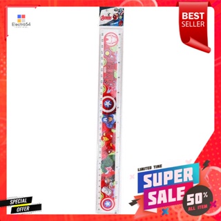 ไม้บรรทัด ลายอเวนเจอร์ส ขนาด 30 เซนติเมตร คละลายRuler, Avengers design, size 30 cm., assorted