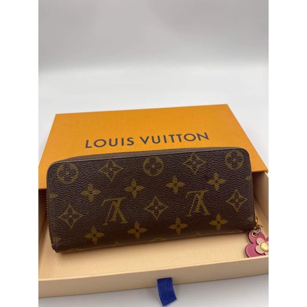 lv clemence blooming wallet