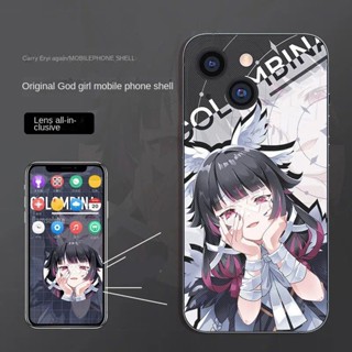 Genshin impact เคสโทรศัพท์มือถือ กันกระแทก ลาย April Fools CEO Girls สําหรับ iPhone 13 12 11 pro promax x xs xsmax xr 7 8 plus