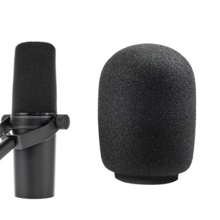 [Avery] โฟมฟองน้ํากรองเสียงไมโครโฟน สีดํา แบบเปลี่ยน สําหรับ Shure SM7B SM27 PGA27 2 ชิ้น