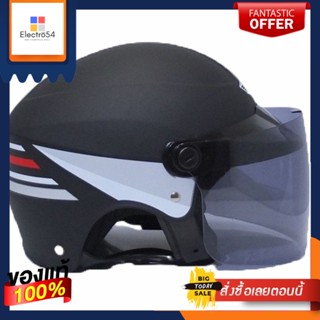 I-MET หมวกกันน็อครุ่น RAPTOR สีดำด้านI-MET HALF HELMET RAPTOR MATTE BLACK