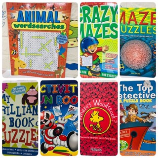 รวมปกหนังสือ PUZZLE ,Where’s ,ACTIVITY, ปกอ่อน