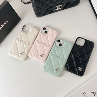 เคสโทรศัพท์มือถือ พร้อมช่องใส่บัตร แฟชั่นสําหรับผู้หญิง สําหรับ iPhone14 Pro Max 13 13PRO 13PROMAX 12PRO 12PROMAX 11