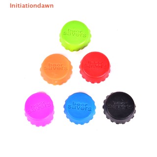 [Initiationdawn] จุกซิลิโคนปิดฝาขวดเบียร์ โซดา โคล่า ใช้ซ้ําได้ 6 ชิ้น