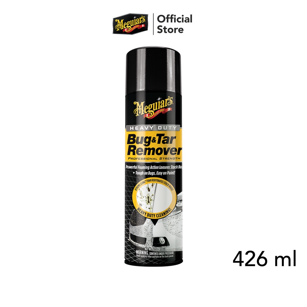 Meguiar’s G180515 Bug & Tar Remover น้ำยากำจัดคราบแมลง โฟมสลายคราบแมลง ประสิทธิภาพสูง  ขนาด 426 มิลลิลิตร