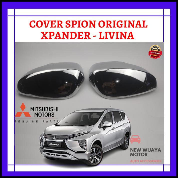 Xpander Cross Ultimate ฝาครอบกระจก โครเมี่ยม ของแท้ / ฝาครอบกระจก Livina Chrome