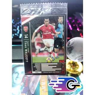 การ์ดนักฟุตบอล 2008-09 Panini WCCF Intercontinental Clubs Theo Walcott (การ์ดเก่ามือ 1)