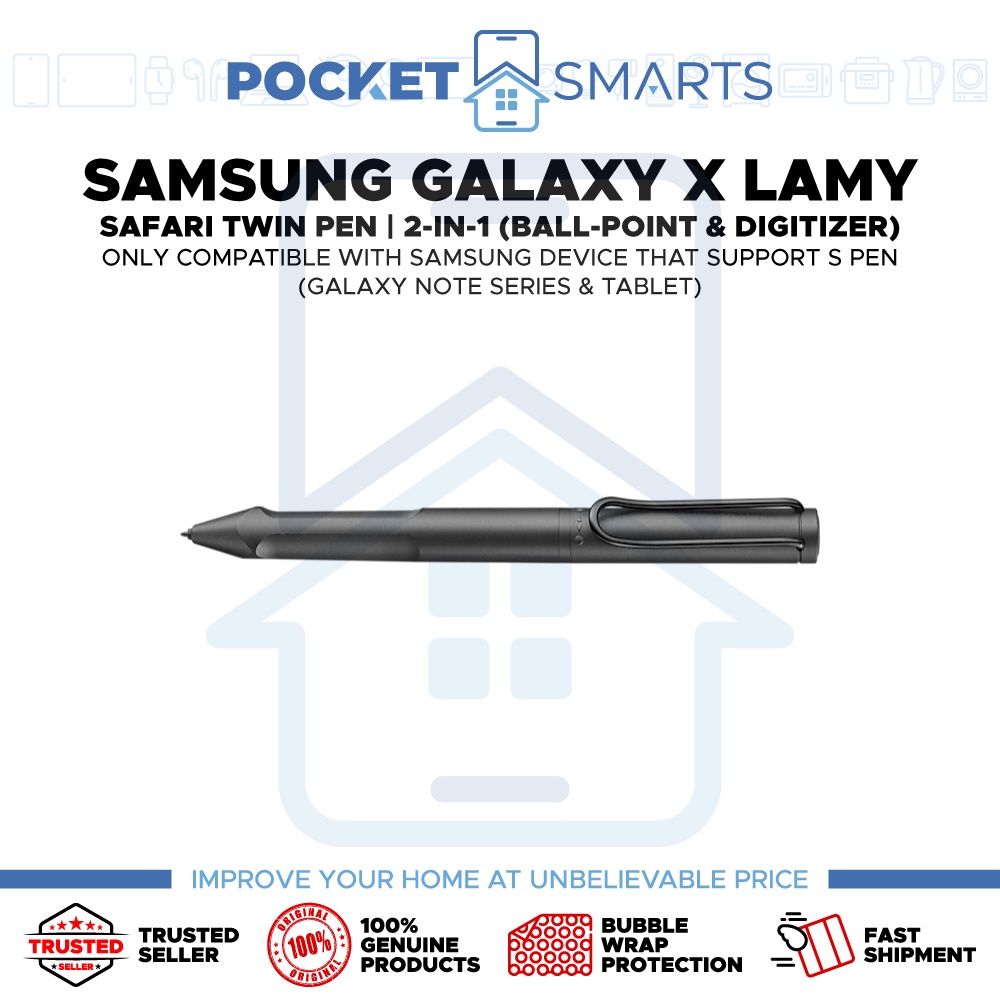 Samsung Galaxy X LAMY Safari Twin Pen 2-in-1 GP-JPU021LMABW (Ball-Point, Digitizer) รับประกัน 3 เดือ