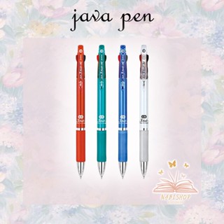 ปก.ลูกลื่น Java 3 Ball-M ขนาด 0.38 มม. (แท่งเดียว 3 สี) เปลี่ยนไส้ได้