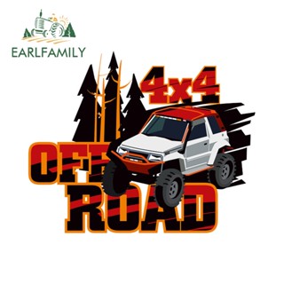 Earlfamily สติกเกอร์ กันน้ํา ลายอนิเมะ X4 OFF ROAD สําหรับติดตกแต่งรถยนต์ แล็ปท็อป กีตาร์ กระเป๋าเดินทาง 13 ซม. x 10.4 ซม.