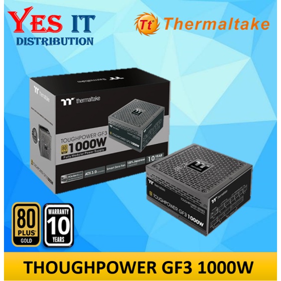 THERMALTAKE TOUGHPOWER GF3 ATX3.0 (PCIe5.0) 1000W 80 PLUS GOLD FULL MODULAR PSU
