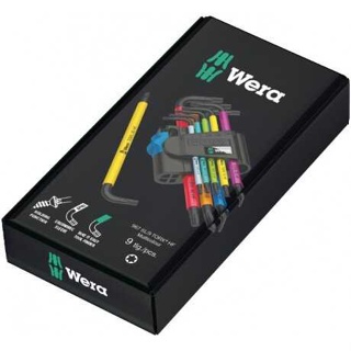 ชุดประแจ TX Wera 967/9 TX Multicolour HF1 - Torx L-Key Set