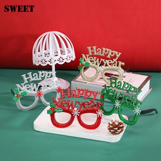 Christmas Glasses Frame Eyeglasses Cute Xmas Glasses Party Costume New Year Gift