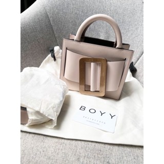 💖💐New Boyy Bobby 18 Gold Buckle Rose Dust สีสวยมาก