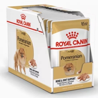 Royal Canin Pomeranian Adult Pouch - อาหารเปียกสุนัข พันธุ์ปอมเมอร์เรเนียน [85g.x12ซอง]