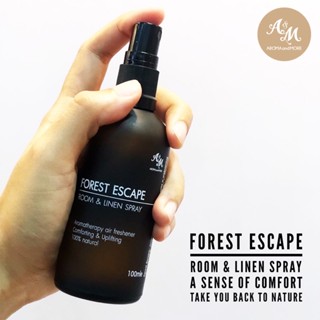 Forest Escape Room &amp; Linen Spray: สเปรย์ปรับอากาศ ห้องหอมสดชื่น กลิ่นหอมป่าสน ฉีดหมอน ฉีดหน้ากาก ลดแบคทีเรีย 15/50/100ML