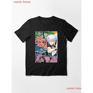 2022 Gintoki Sakata, Kagura, Shinpachi Essential T-Shirt เสื้อยืดพิมพ์ลายการ์ตูนมังงะ ดผ้าเด้ง คอกลม cotton ความนิยม dis