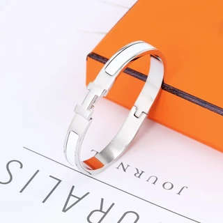 สร้อยข้อมือ สเตนเลส ตัวอักษร H สร้อยข้อมือ ผู้หญิง ยุโรปและอเมริกา แฟชั่น สร้อยข้อมือ ใหม่ สเตนเลส เครื่องประดับ ขายส่ง