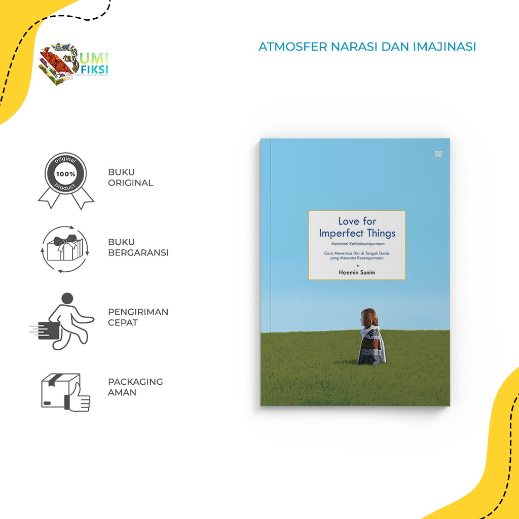 หนังสือพัฒนาตนเอง Love For Imperfect Things - Gramedia Popular Library - Hoemin Sunim - Bumi Fiksi