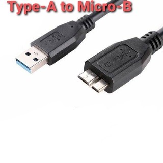 สายฮาร์ดดิส External USB 3.0(สีดำ) ยาว50Cm /1.5M (สินค้ามีพร้อมส่ง)
