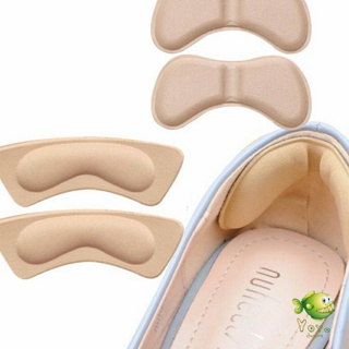 YOYO แผ่นกันกัด  แผ่นกันรองเท้ากัด เนื้อนิ่ม ช่วยแก้รองเท้าหลวม 1 แพค ต่อ คู่  Sponge heel pad