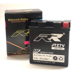 แบตเตอรี่ RR JTZ7V เทียบเท่า Yuasa YTZ7V สำหรับ N-MAX , AEROX 155