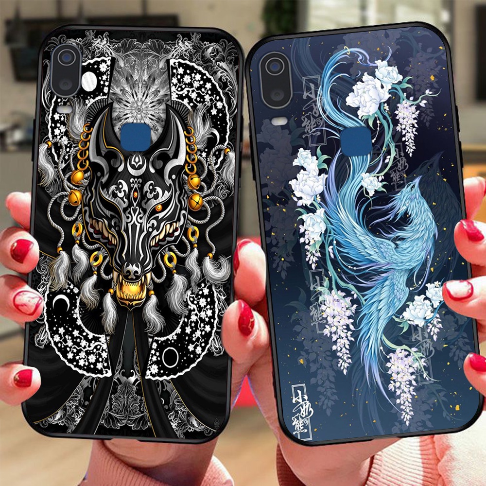 เคสโทรศัพท์ราคาถูกสําหรับ vivo y11 / vivo y12 เสือ มังกร phoenix