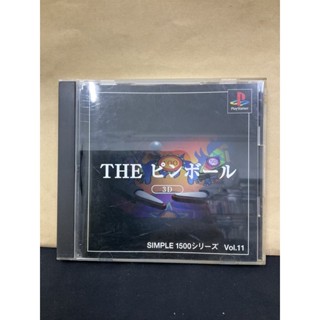 แผ่นแท้ [PS1] Simple 1500 Series Vol. 11: The Pinball 3D (Japan) (SLPS-02178 | 02447)