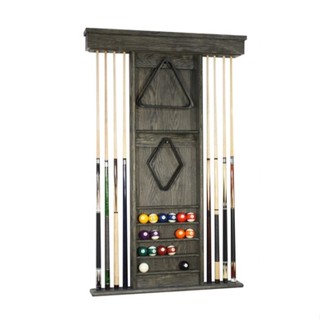 Rustic Wall Cue Rack