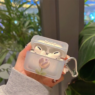 เคสหูฟังบลูทูธไร้สาย ลายดอกทิวลิป ไล่โทนสี สําหรับ AirPods1 2 pro3