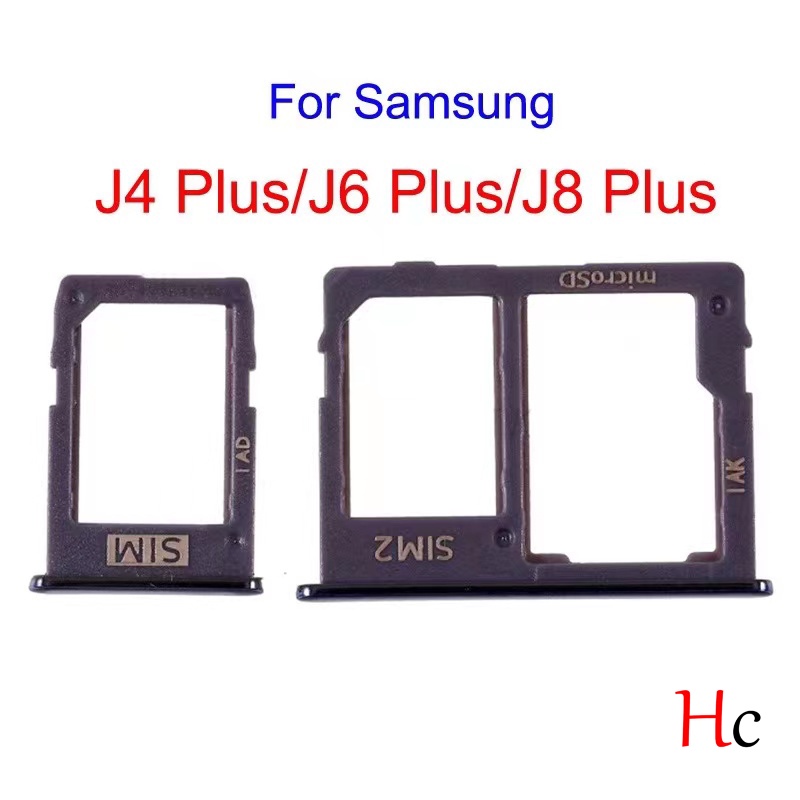 ใหม่ ถาดใส่ซิมการ์ด คุณภาพสูง สําหรับ Samsung Galaxy J4 Plus J6 Plus J8 Plus J4 Core