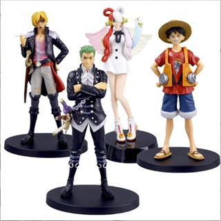 โมเดลฟิกเกอร์ One Piece Uta Anime Figure Dxf Film Red Vol.1 Shanks Daughter Uta Sanji ของเล่นสําหรับเด็ก