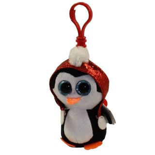 TY พวงกุญแจตุ๊กตา ทีวาย Beanie Boos GALE - penguin clip