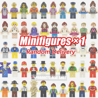 ของเล่นตัวต่อฟิกเกอร์ Ninjago Marvel ขนาดเล็ก สุ่มสี