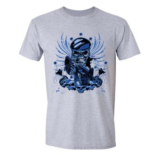เสื้อยืด พิมพ์ลาย Skull Gun Sniper วันที่ 4 กรกฎาคม กองทัพอเมริกา สําหรับผู้ชาย