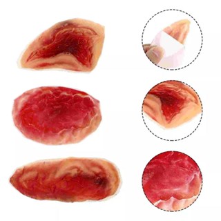 (สินค้าเทศกาลฮาโลวีน) 3D fake wound tattoo