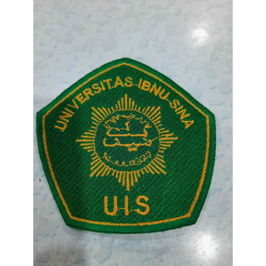 PATCH / BET / EMBLEM / โลโก้ EMBROIDERY UIS / โลโก้ UNIVERSITY IBNU SINA / EMBROIDERY IBNU SINA