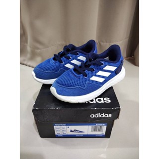 รองเท้าผ้าใบเด็กชาย 2-3 ขวบ Adidas Archivo สีฟ้า ของแท้