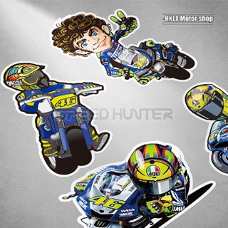 สติกเกอร์ กันน้ํา ทนทาน สําหรับตกแต่งรถจักรยานยนต์ Yamaha team Q version motogp rider 03