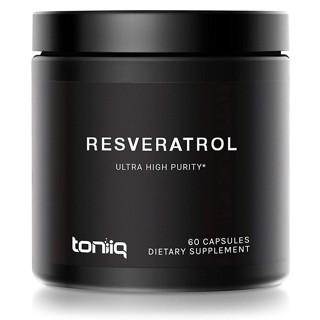 exp05/24 Toniiq Resveratrol - Ultral High Purity 600mg 60caps 180caps