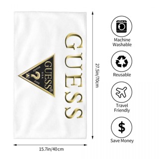 Guess (2) ผ้าขนหนู ทรงสี่เหลี่ยม ดูดซับน้ํา ขนาด 70x40 ซม. สําหรับเล่นกีฬา โยคะ ฟิตเนส วิ่ง กลางแจ้ง