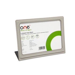 ONE Y-184 PVC L Shape Card Stand