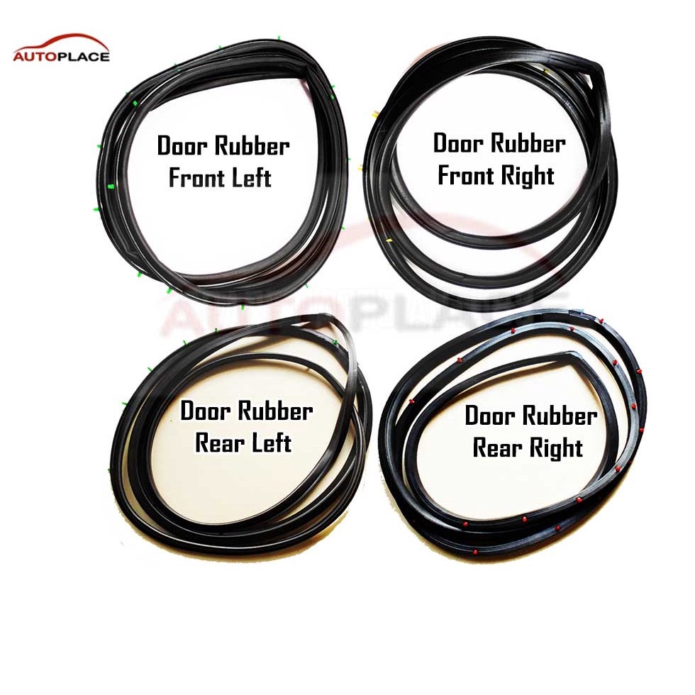 FOR TOYOTA CORONA RT40 RT41 RT43 RT50 4D SEDAN DOOR WEATHERSTRIP RUBBER SET x4