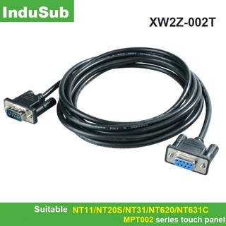 สายเคเบิลโปรแกรมมิ่ง XW2Z-002T NT11 NT20S NT31 NT620 NT631C MPT002 9pin Femal-9pin