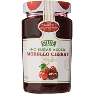 Stute - Cherry extra jam 430g. No sugar added